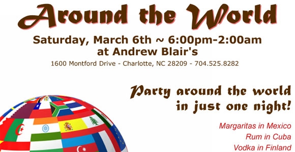 Around The World Party @ Andrew Blair's