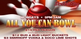 All You Can Bowl Mondays @ StrikeCity
