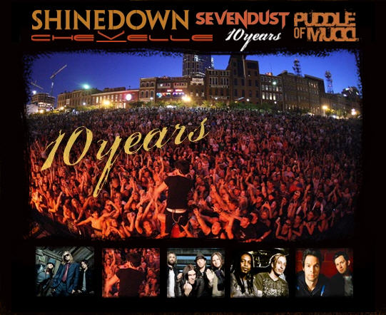Carnival of Madness – Shinedown, Chevelle, Puddle of Mudd, Sevendust – July 24th