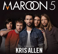 Maroon 5 with Kris Allen August 24th