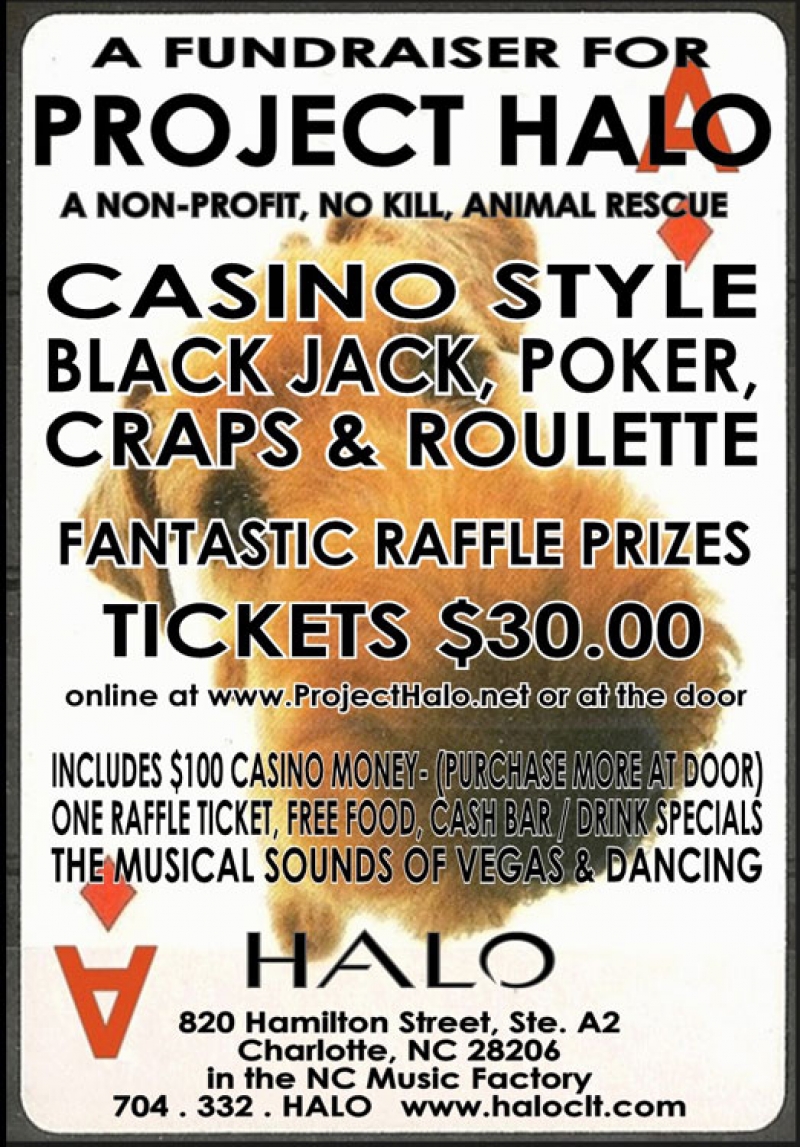Project HALO Casino Night – Sat, Sept 18th