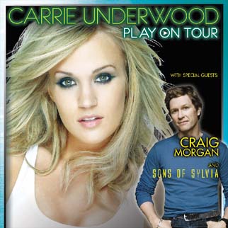 Carrie Underwood Play On Tour Oct 30th