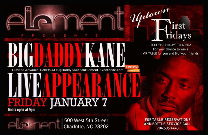 Big Daddy Kane January 7th
