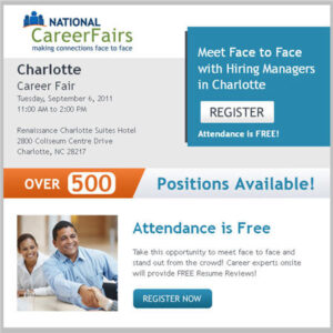 Charlotte Job Fair September 6th