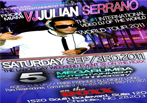 Megarumba Ent with VJ Julian Serrano