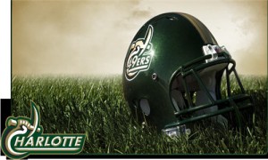 Charlotte 49ers Football Helmet Field