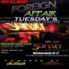 Foreign Affair Tuesdays - Sunset Club