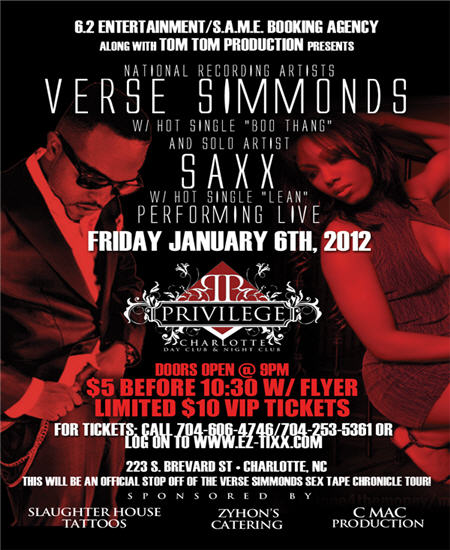 Verse Simmonds at Privilege 010612