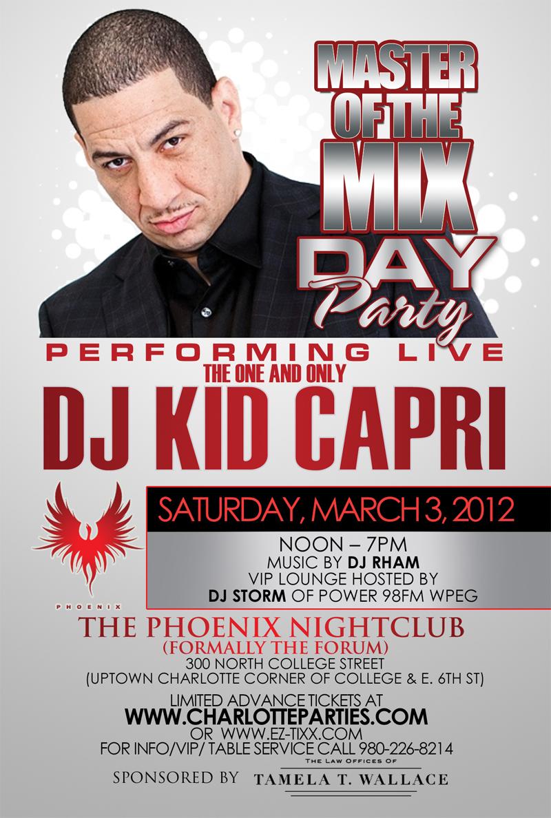 Master of the Mix Exclusive Day Party with DJ Kid Capri