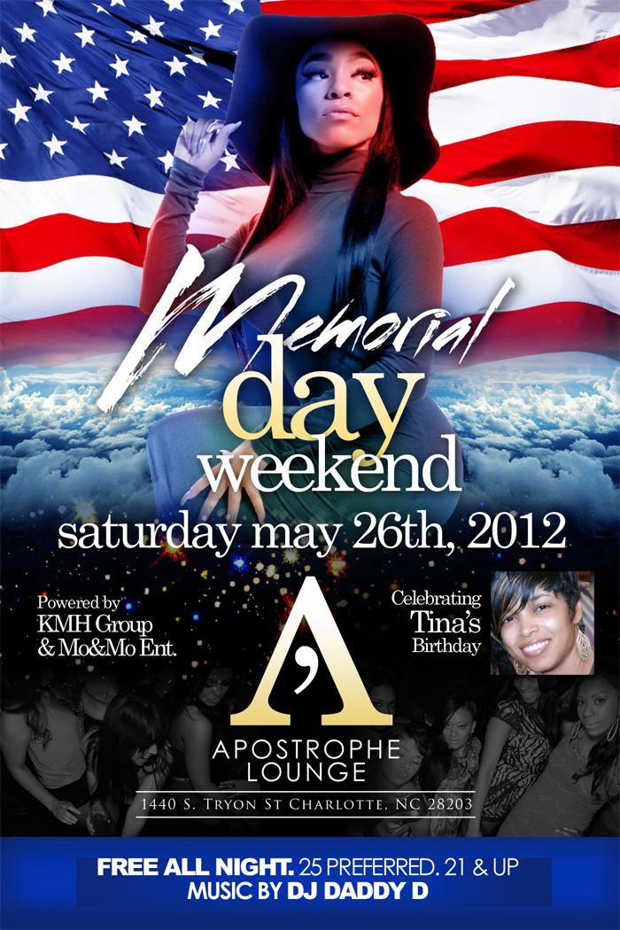 THE MEMORIAL DAY WEEKEND BASH