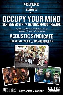 Ken Davies and CLTure to present “Occupy Your Mind” during the DNC