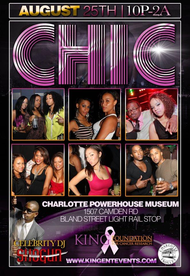 King Entertainment Presents CHIC @ The Charlotte Trolley Powerhouse Museum 8/25 (OPEN BAR)