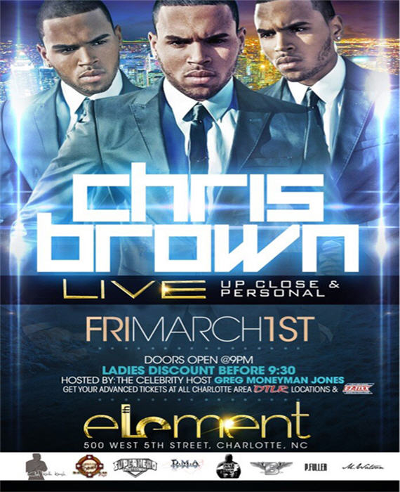 Chris Brown Up Close and Personal @ 5th Element