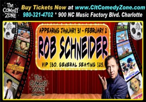 Rob Schneider Comedy Zone Charlotte 2013