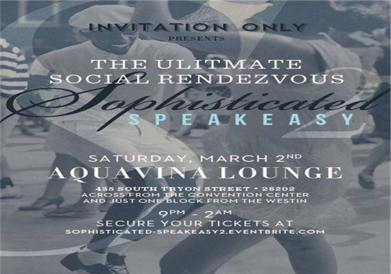Sophisticated Speakeasy March 2nd