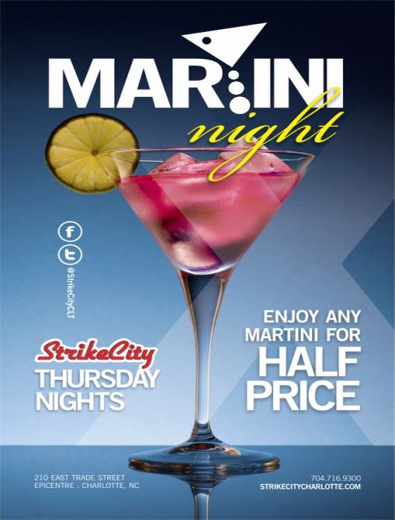 Martini Madness At StrikeCity