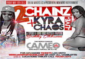 2 Chainz And Kyra Chaos At Cameo Charlotte 570x400
