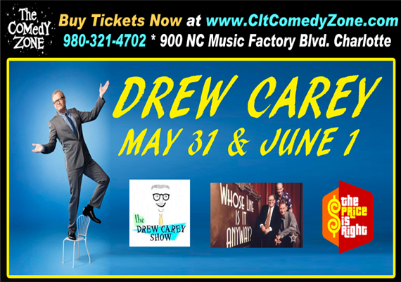 Drew Carey @ The Comedy Zone May 31st – June 1st