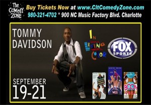 Tommy Davidson Comedy Zone Sept 2013