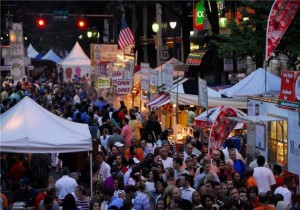 2013 Q-City Charlotte BBQ Festival Crowd Shot