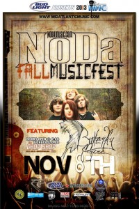 2013 NoDa Fall Music Fest Flyer 2