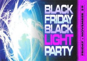 Black Friday Black Light Party Whisky River