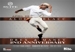 Aloe Blacc Suite Charlotte Drex And Maney 2nd Anniversary