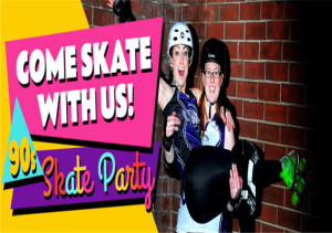 90s Skate Party Charlotte Roller Girls