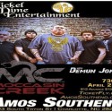 Moccasin Creek and Demun Jones to perform at Amos’ Southend in Charlotte, NC Thursday, April 23