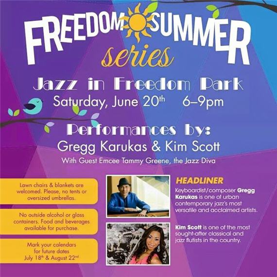 Freedom Summer Series Jazz In Freedom Park June 20th