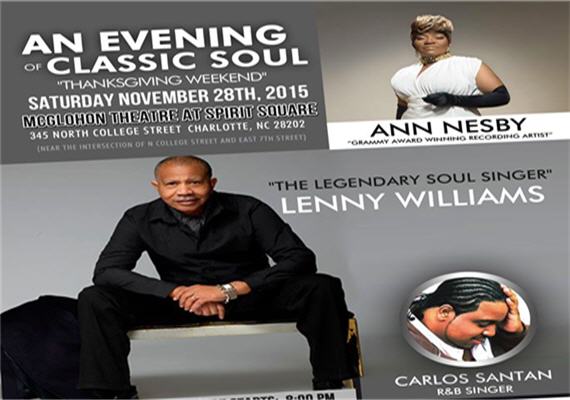 An Evening Of Classic Soul Lenny Williams Ann Nesby