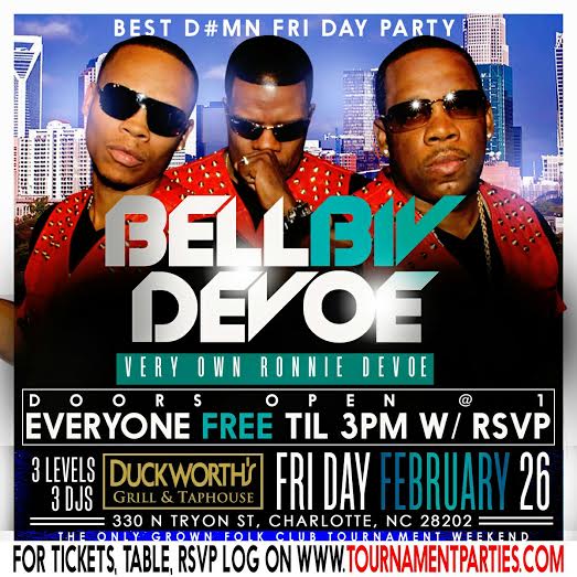 BELL BIV DEVOE DAY PARTY AT THE ONLY GROWN FOLK CLUB CIAA TOURNAMENT WEEKEND