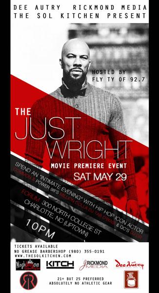 ‘Just Wright’ Movie Party with Common May 29th