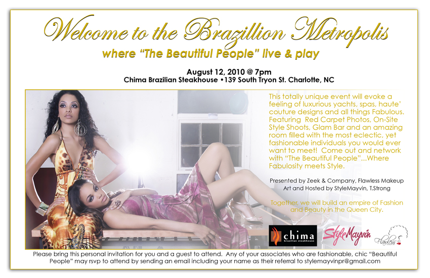 Beautiful People Event August 12th