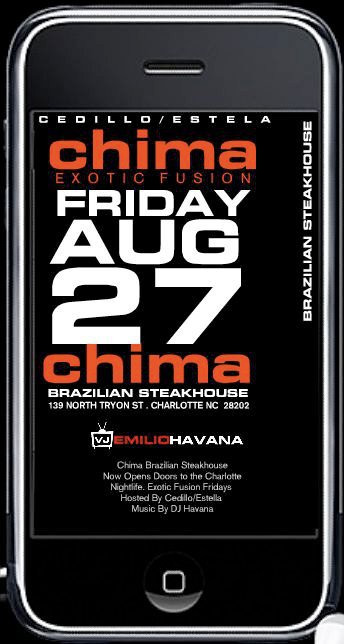 Exotic Fusion @ Chima Friday, Aug 27th