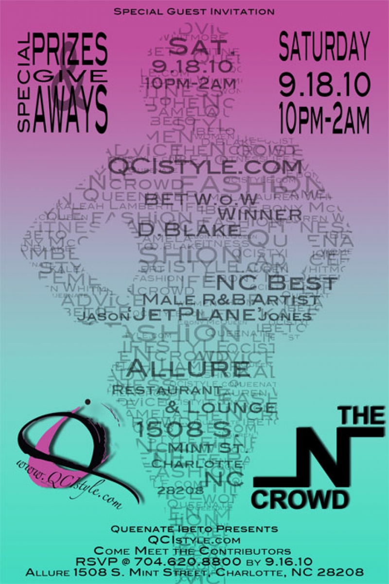 QCIStyle.com Launch Party Saturday Sept 18th