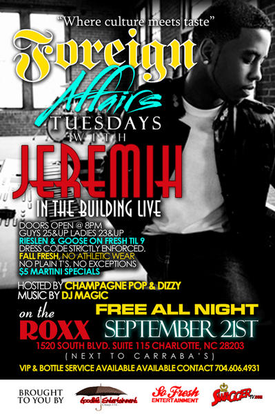 Foreign Affair Tuesdays With Jeremih