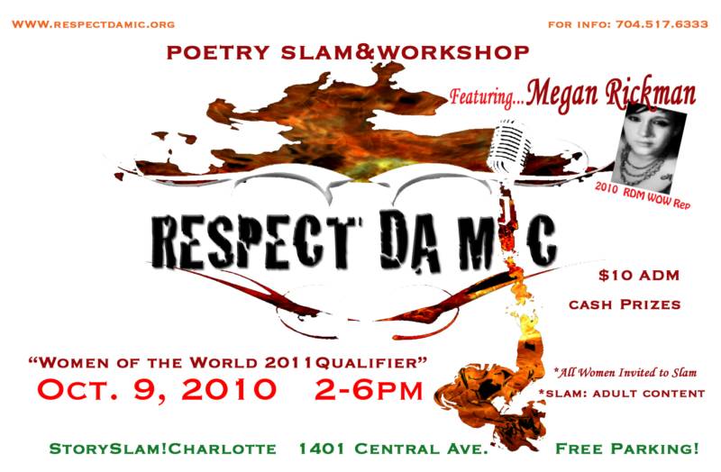 Respect Da Mic Workshop & Poetry Slam Oct 9th