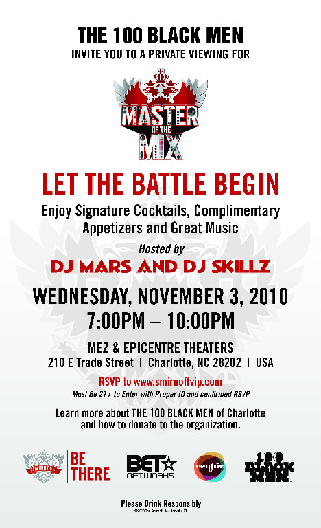 Master of the Mix November 3rd