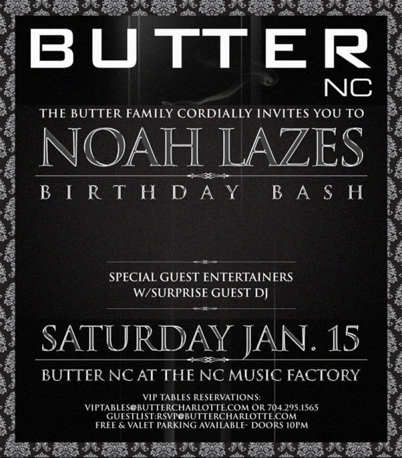 Noah Lazes Birthday Bash at Butter