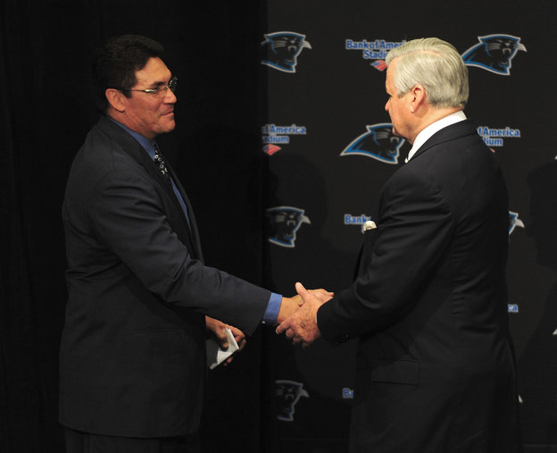 Carolina Panthers New Head Coach Ron Rivera