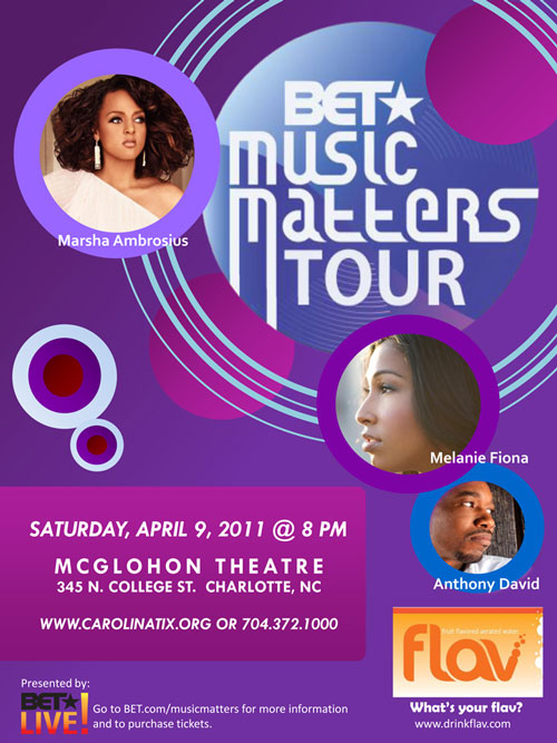 BET Music Matters Tour April 9th