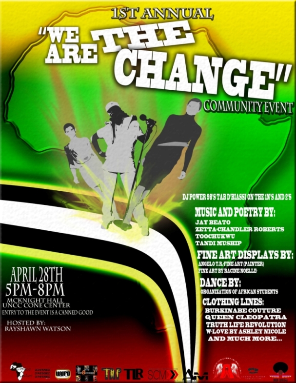 We Are the Change April 28th