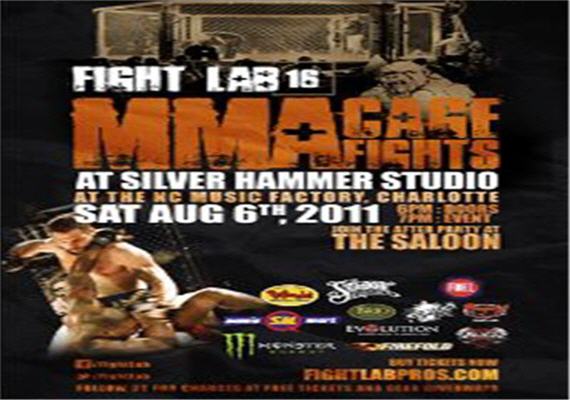 Fight Lab 16 MMA Cage Fights Aug 6th