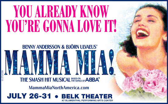 Mamma Mia July 26th-31st
