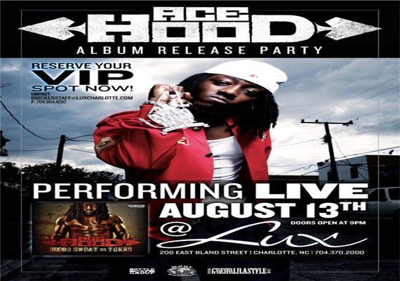 Ace Hood Album Release Party Aug 13th