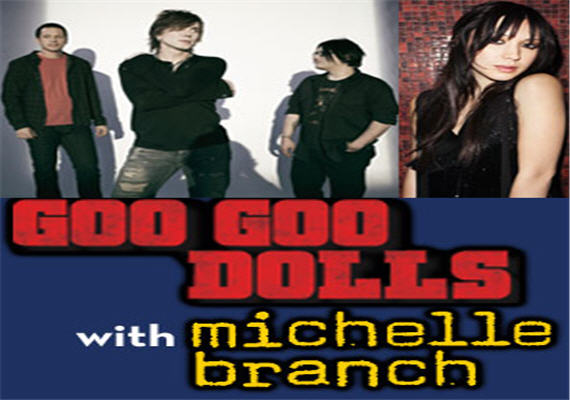 Goo Goo Dolls, Michelle Branch, & Parachute Aug 9th