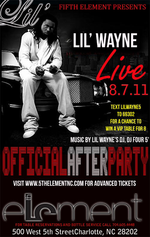 Lil Wayne Afterparty Aug 7th