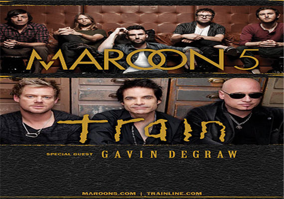 Maroon 5 and Train Aug 2nd