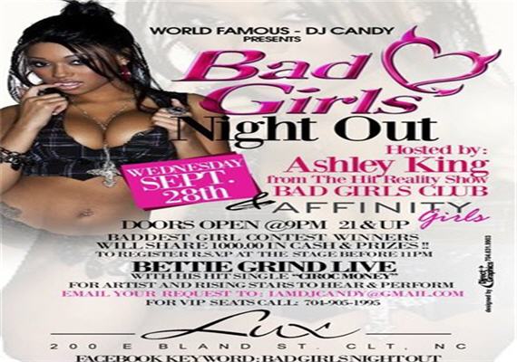 Bad Girls Club Night Out Sept 28th
